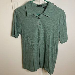 Theory Bron Mini-Stripe Polo